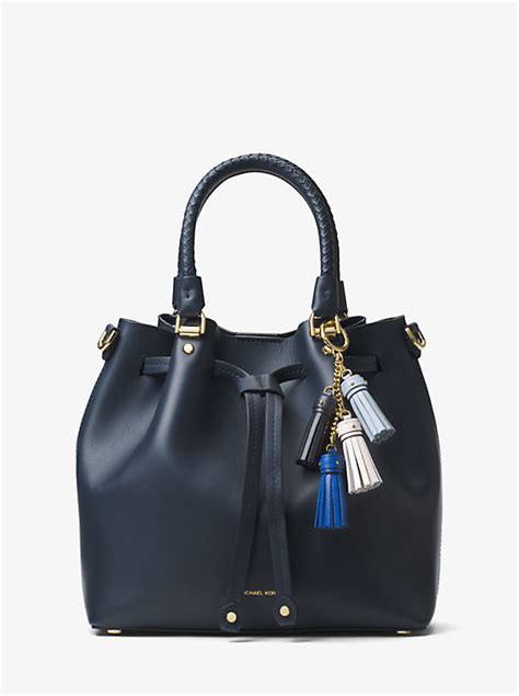 michael kors mini bag keychain|Leather Mini Tassel Key Chain .